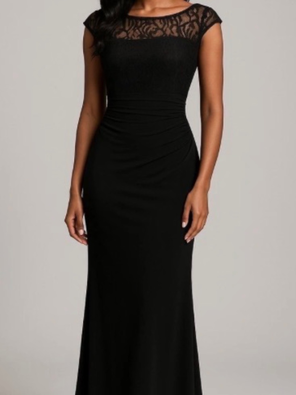 🤩 R&M Richards Illusion Lace Evening Gown - size 14W